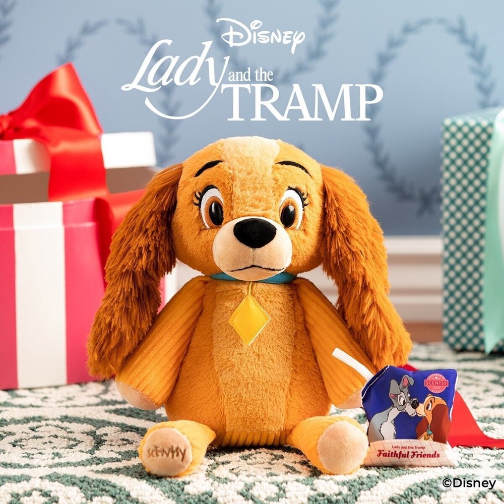 Lady - Lady And The Tramp Scentsy Buddy New in Box
